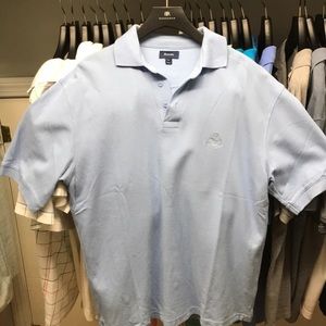 Faconnable large polo shirt   Light blue